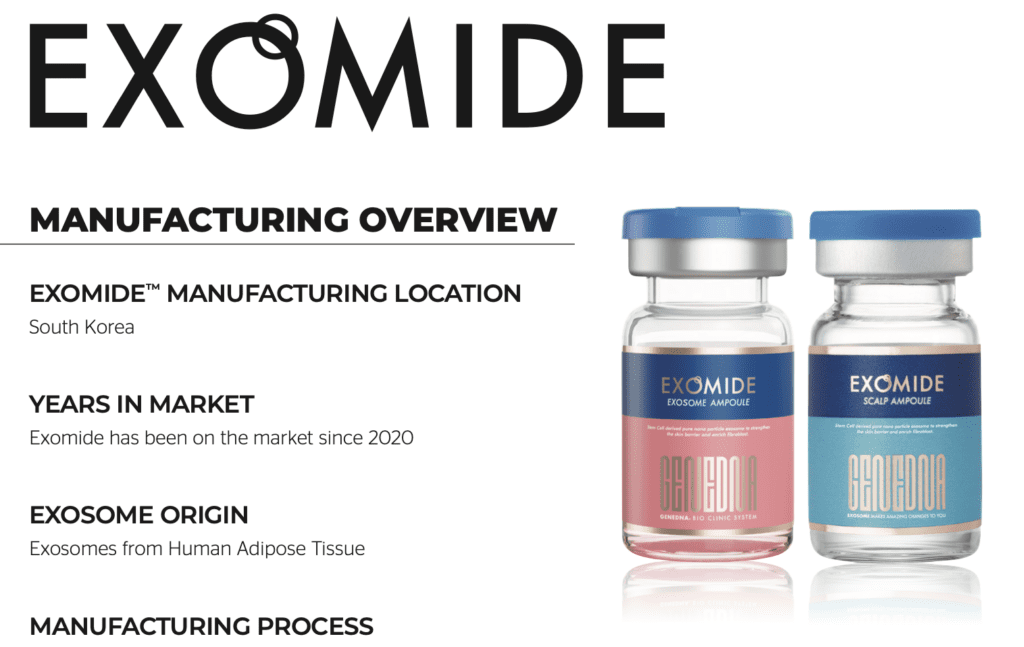 Exomide Exosomes at Facelove